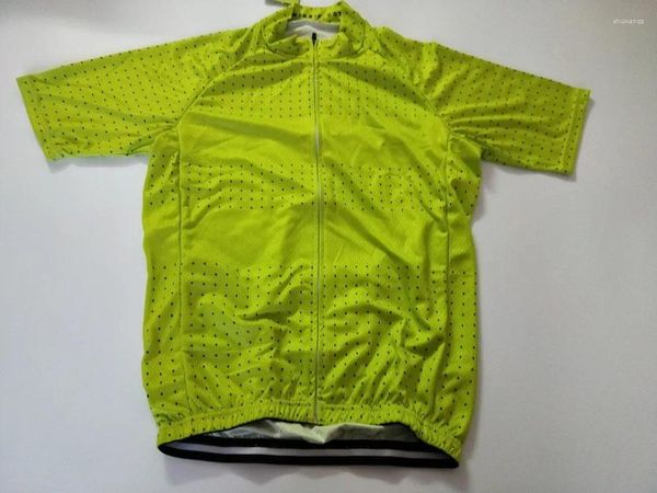Yarış Ceketleri 2024 Yeşil Noktalar Takım Bisiklet Jersey Ropa Ciclismo Hızlı kuru Spor Giyim Döngüsü Bisiklet Wear Pro