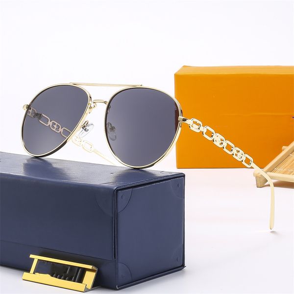 Top-Cat-Eye-Sonnenbrille, Luxus-Markendesigner, Metallrahmen mit Verlaufsglas, ikonische S-Lock-Scharniere, Bügel mit klassischer weiblicher Persönlichkeit, All-Match-Brille. Sehr schön