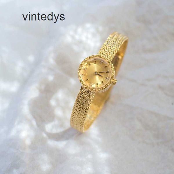 Mulher relógio de quartzo simples luz luxo pequeno relógio ouro feminino internet celebridade requintado estilo antigo dial