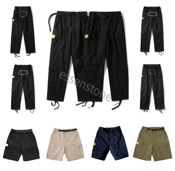 Pantaloni da uomo Cargo Pantaloni da uomo corteize uomo Pantaloni casual Hip Hop Pantaloni militari retrò multi-tasche Salopette dritta allentata con bottoni Pantaloni da allenamento a gamba dritta