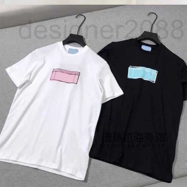 T-shirt Femme Designer Femme T-shirt Homme Casual Summer Letter Print Womens Top Trendy Male Fashion Tees 2023 Haute Qualité Streetwear Blanc Noir Classique New Hot 8AF5