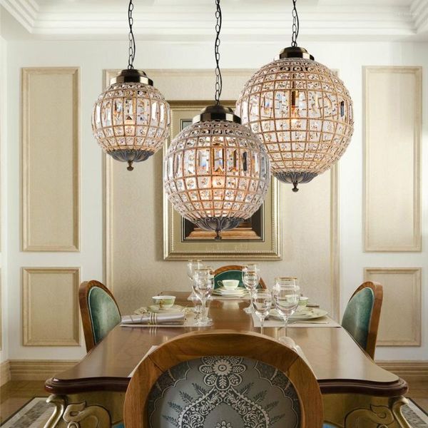 Candeliers Europa Retro Vintag Charmoso Royal Empire Style Big Led Crystal Modern Chandelier Lamp Lustres Lights E14 para El Living Room