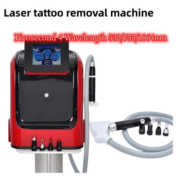 Máquina profissional de remoção de tatuagem, laser picossegundo, nd yag, cuidados com a pele, rejuvenescimento, clareamento, remoção de acne, instrumento de tratamento de beleza