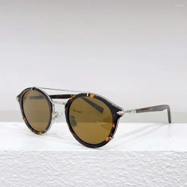 Sonnenbrille Luxus Vintage Mode BLACKSUIT Retro Runde Ultraleichte Reine Titan-Acetat Rahmen TAC Objektiv Frauen Mann Hohe Qualität
