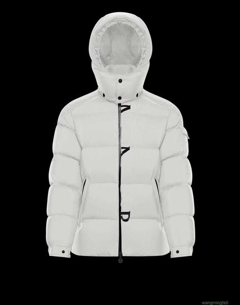 Parkas outerwear casacos design de moda para baixo jaqueta outono/inverno casaco com zíper carta impressão volta ed parka masculino jcd9