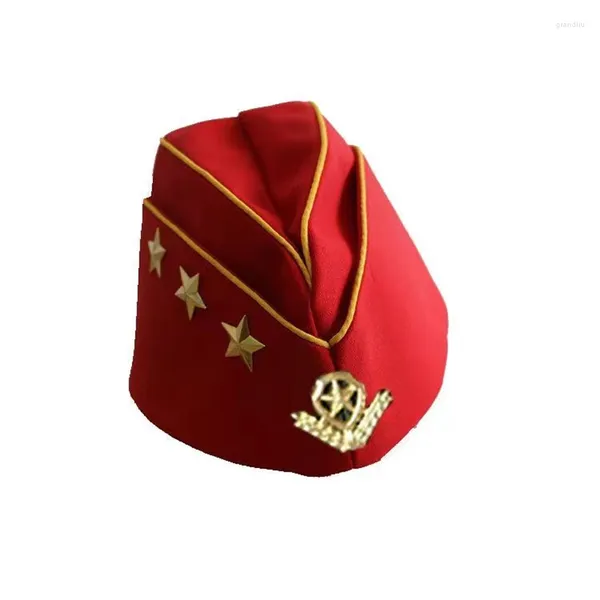 Berets Baskenmütze Kappen Für Frauen Freie Baumwolle Vintage Party Cosplay Hut Zubehör Mützen Wolle Russische Weibliche Matrosen Mode