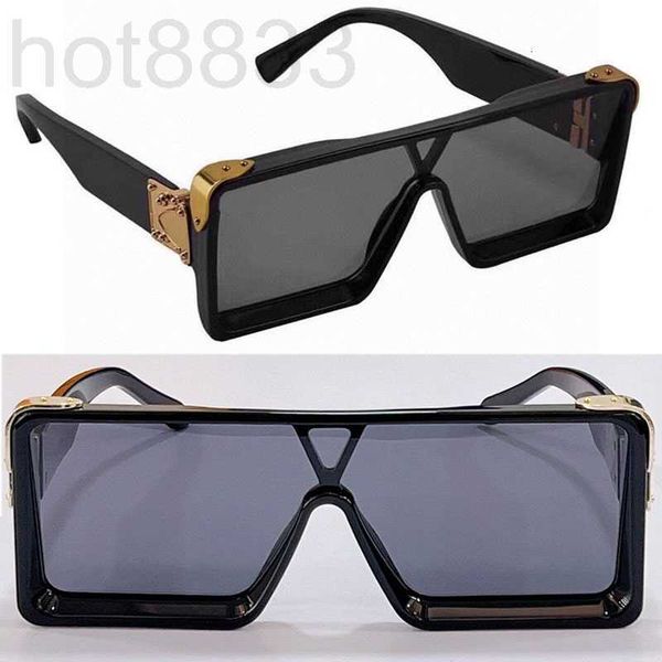 Солнцезащитные очки дизайнерские мужские женские неоклассические квадратные контрастные контрастные металлические шарнирные шарнирные шар