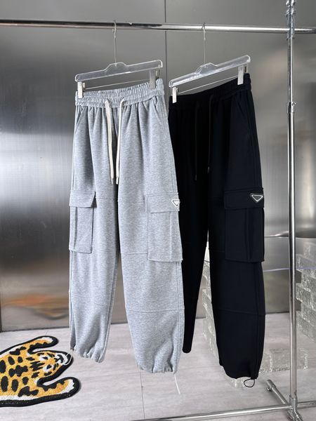 Sonbahar ve Kış Highend Marka Tasarımcı Pantolon Moda Cep Ekleme Tasarım Yakışıklı Kargo Pantolon Yüksek Kaliteli Pamuk Lüks Erkek Pantolon