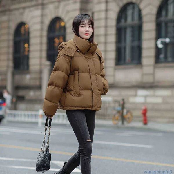 Parka da uomo Giacca da donna High-end Fashion Short 2023 Inverno Nuova versione coreana Piccolo cappotto ampio e spesso 90 Piumino d'anatra bianco