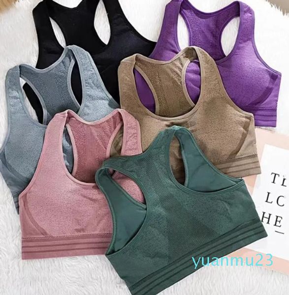 Yoga Outfit Schönheit Zurück Nahtlose Sport-Bh Für Frauen Bequeme Fitness Unterwäsche Push-Up Bralette Weibliche Einteiliges Top laufen