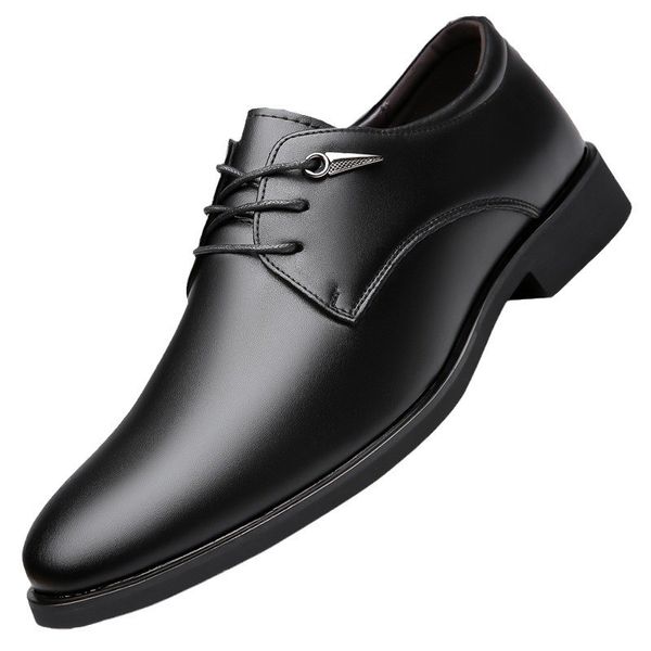 Genuine Leather Men Casual Shoes Winter Plus Velvet Man Footwear Brown Male Boots For Men dress Business Designer Shoes Formal Oxford factory item B3859