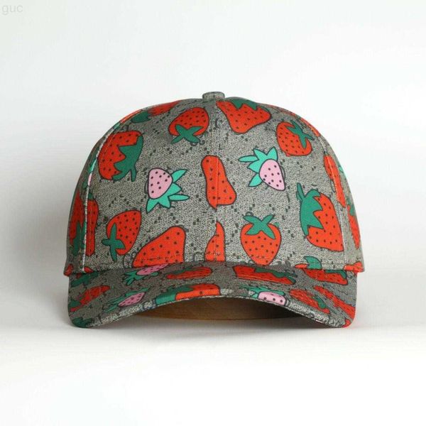 Cappellini da baseball Berretti da baseball fragola di alta qualità da uomo in cotone cactus lettera classica estate cappelli da sole da donna all'aperto regolabile Snapback Cap ragazza carina