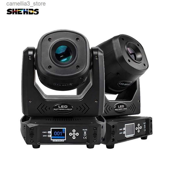 Moving Head Lights SHEHDS 100W Gobo Light 6 Prism LED Spotlight Stage Effect Iluminação DJ Disco Stage Moving Head Lights Stage DJ Lighting Q231107