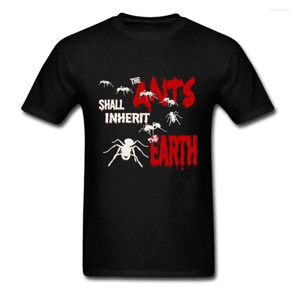 Мужские футболки 2023, забавные муравьи, земля, фильм, Camisetas, мужская футболка с короткими рукавами, хлопковая рубашка с круглым вырезом для мальчиков