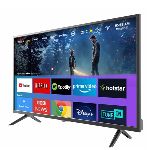 TV TV 32/40/43/50/55/65/75 polegada Android T2S2 TV75 polegada LCD TV Television Conjunto de televisão 4K LCD HD HD FHD WiFi Smart TV