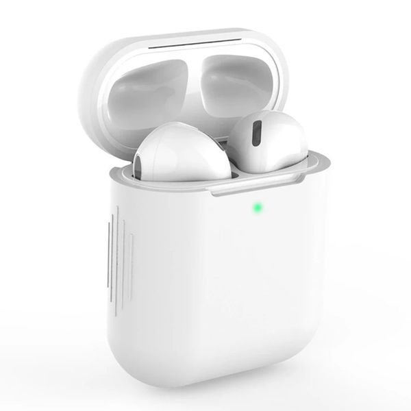 Acessórios de fone de ouvido Capas de fone de ouvido de silicone para Airpods 1 2 3 pro Atacado capa protetora de fones de ouvido para Apple Air Pods Box Bag com fivela barata