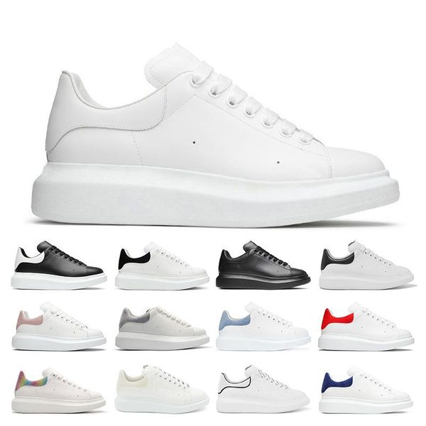 scarpe casual da uomo donna scarpe da ginnastica da uomo di design di lusso piattaforma Triple White Suede Black Leather Iridescent lace up scarpe da ginnastica da donna sportive taglia 36-45