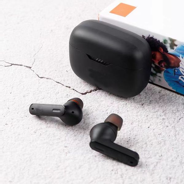 Tune 230NC TWS Fones de ouvido com cancelamento de ruído Bluetooth Smart Sport Fones de ouvido estéreo à prova d'água Chamadas T230NC Fones de ouvido intra-auriculares Caso de carregamento sem fio Novo