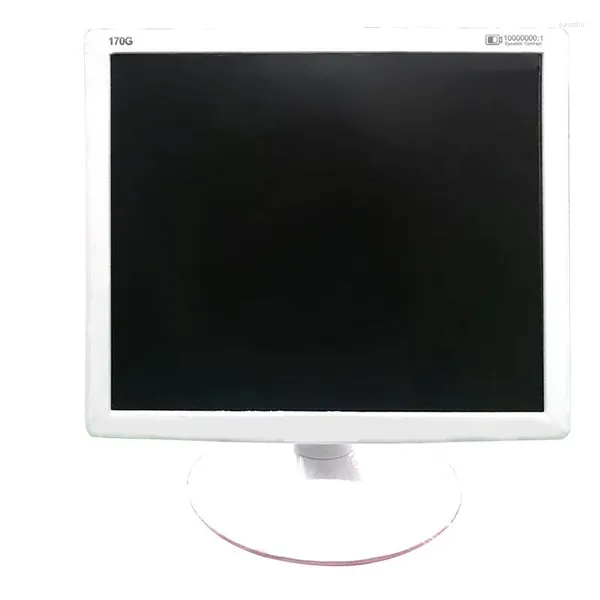 Sperimenta un display ad alta definizione con questo monitor LCD bianco da 17 pollici, perfetto per il monitoraggio dello schermo del computer di casa e dell'ufficio