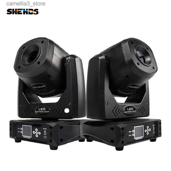 Moving Head Lights Preço mais barato 2Pcs 100W LED Spot Moving Head Lighting 7 Dinâmico 6 Padrão para discotecas DJ Theatre Concert Effect Luzes de Natal Q231107