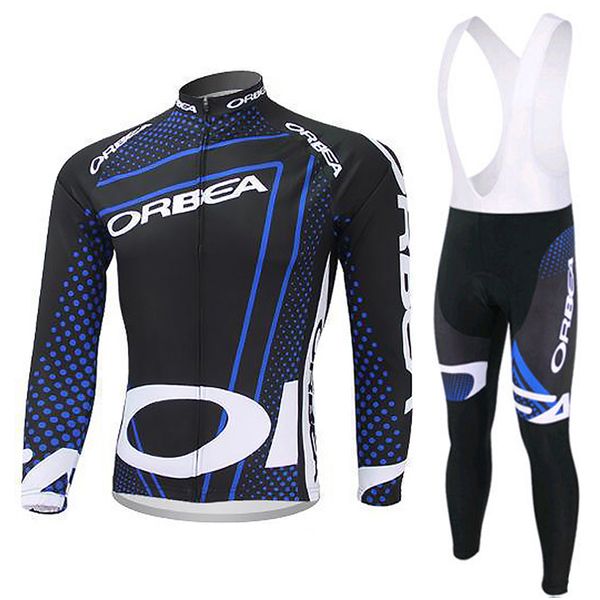 Conjunto de camisa de ciclismo masculino ORBEA bicicleta manga longa com 1 óculos de sol de ciclismo grátis cor aleatória