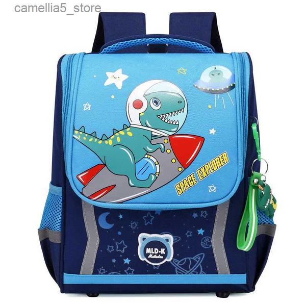 Sırt çantaları sevimli dinozor çocuk ilkokul sırt çantası 1 sınıf kese a dos paketi erkek çocuklar için karikatür okul çantaları mochila hombre q231108
