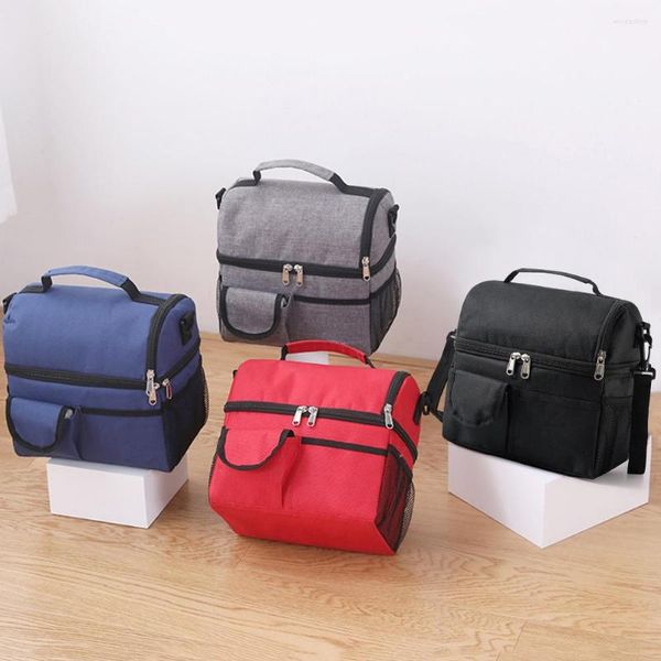 Duffel Bags Oxford Picnic Iosuled Cooler Bag Portable большой емкость обед прочный для на открытом воздухе для хранения кемпинга