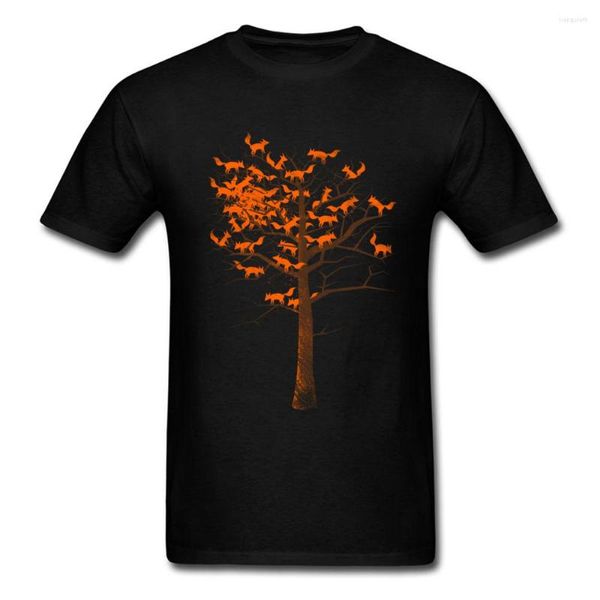 Erkek Tişörtleri Blazing Tree Pamuk Grubu Tees Hip Hop Kısa Kollu Yetişkin T-Shirt Tasarım Sevgililer Günü Tee-Shirt Crewneck