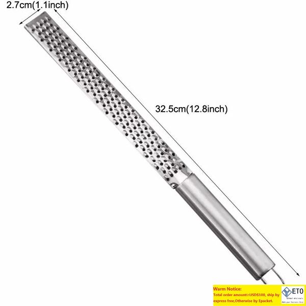 Tragbarer Zitronen-Käse-Gemüse-Zester-Reibe-Schäler-Hobel-Küchenwerkzeug-Edelstahl-Geräte-Obst-Gemüse-Zerhacker-Grind
