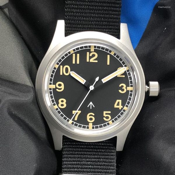 Наручительные часы Baltany Mens Watch Truxury Watch 36 мм ретро автоматические наручные часы сапфировые пузырько
