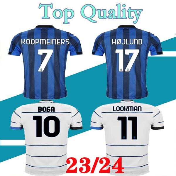 23 24 Atalanta LOOKMAN Fußballtrikots SCAMACCA LILAL LOOKMAN 2023 2024 KOOPMEINERS PASALIC Heim-Auswärts-Fußballtrikot Scalvini Erwachsene Herren-Kit-Uniformen