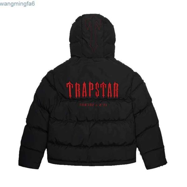 1odi Herren Daunenparkas Trapstar London Decoded Hooded Puffer 2.0 Gradient Black Jacket Bestickter Thermo-Hoodie Herren Wintermantel Tops 21