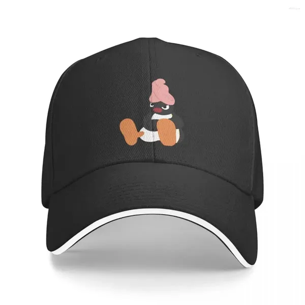 Top Caps Mood Duş Pingu Aile Çizgi Beyzbol Kapağı Erkek Şapkalar Kadın Visor Sunprotection Snapback