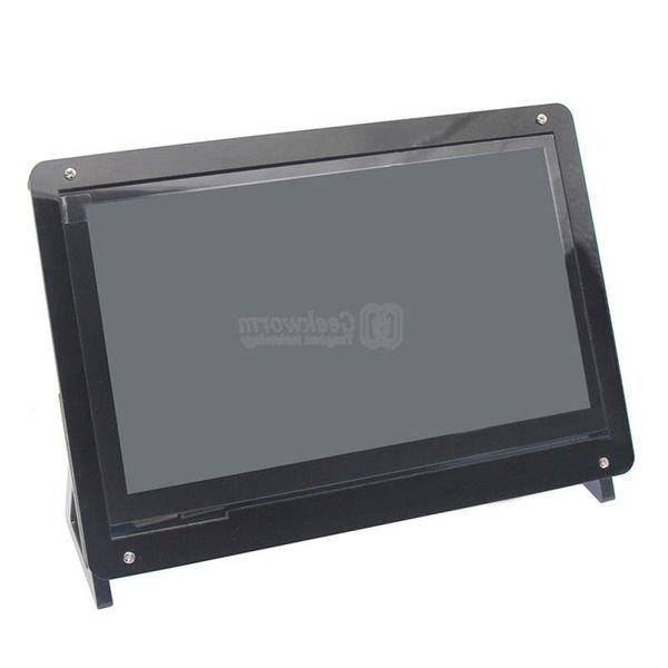 Custodia/supporto in acrilico Raspberry Pi freeshiping per schermo da 7 pollici per scheda Raspberry Pi 3 modello B | Custodia per touchscreen Pi 3 da 7 pollici / Di Lppu