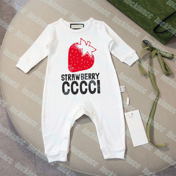 Designer Kid Romper New Born Baby Macacão Carta Impresso G Kid Roupas Bebês Meninos Menina Bodysuit Macacões Roupas de Luxo para Crianças