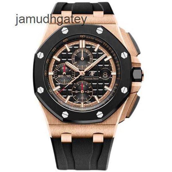 AP Schweizer Luxus -Armbanduhren Royal Oak Offshore Serie 44mm18 K Goldkalender Timing Automatische mechanische Herren Uhr gebrauchte Uhr Luxus Uhr 26401roooa002ca0 3dwi