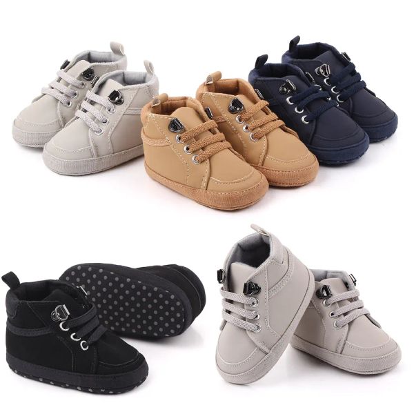 Hotsell Scarpe per neonati Stivali per neonati con suola morbida Neonata Ragazzo Bambini Primi camminatori Sneakers con suola morbida per neonato