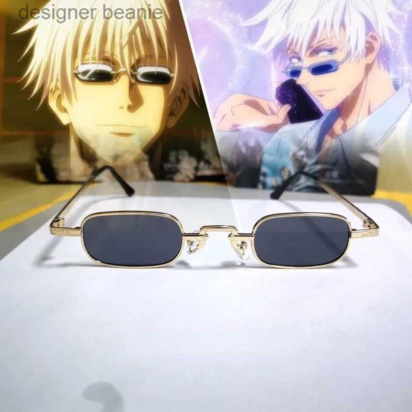 Occhiali da sole 2023 occhiali anime di moda jujutsu kaisen cosplay occhiali da sole cartone animato gojo satoru occhiali propeele donne accessori per occhiali c240411