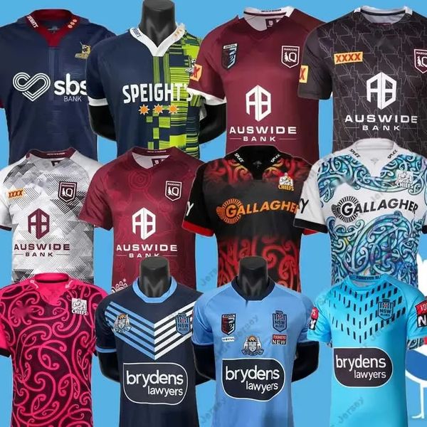 2022 2023 Rugby Jersey NEU Hurricanes Highlanders Blues Crusaders RUGBY JERSEYS ZEALAND Chief Moana Jersey Top-Qualität T-Shirt Heimspiel Auswärts Australien Herren