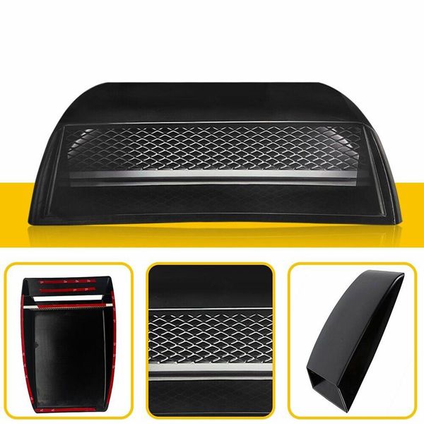 Neues Auto 3D-Simulation Vent Decor Cover Fake Hood Air Flow Intake Vent Motorhaube Universal Diy modifiziertes Zubehör