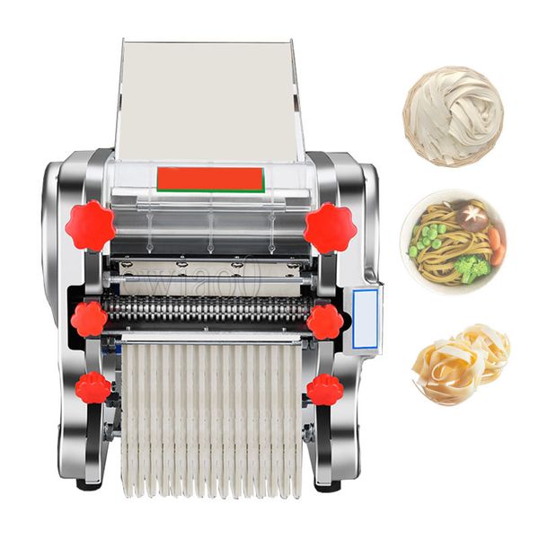 Macchina per impastare automatica per pasta, piccola pressa elettrica 220V, macchina per avvolgimento in acciaio inossidabile, macchina per noodle