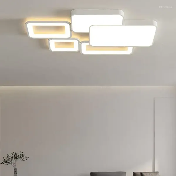 Luzes de teto lâmpada led moderna ultra-fina 30w 47w 91w para sala de estar quarto cozinha decoração interior luminária