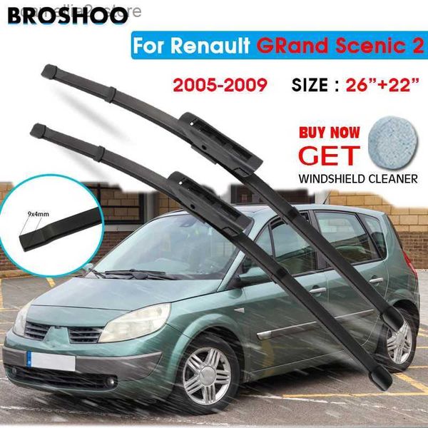Limpadores de pára-brisa Lâmina de limpador de carro para Renault Grand Scenic 2 26 