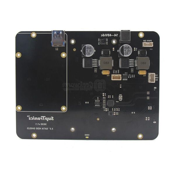 Freeshiping Raspberry Pi 3 Modelo B (Plus) SATA 35 polegadas HDD Placa de expansão de armazenamento de disco rígido X830 Módulo de extensão para Pi3 B /3B Kutm