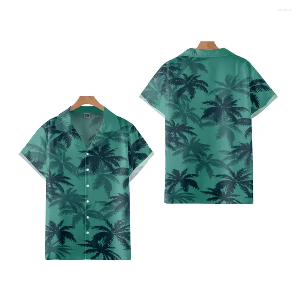 Camicie casual da uomo Camicia estiva Personaggio del gioco Stesso stile Manica corta Cubano Oversize Hawaiano Stampa 3D Vacanza per le vacanze