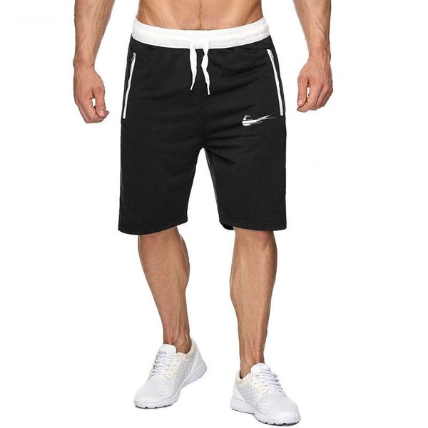 Pantaloncini estivi da uomo Slim Gym Fitness Bodybuilding Running Pantaloni corti da uomo Lunghezza al ginocchio Maglia traspirante Designer di abbigliamento sportivo Pantaloni da spiaggia S-4XL