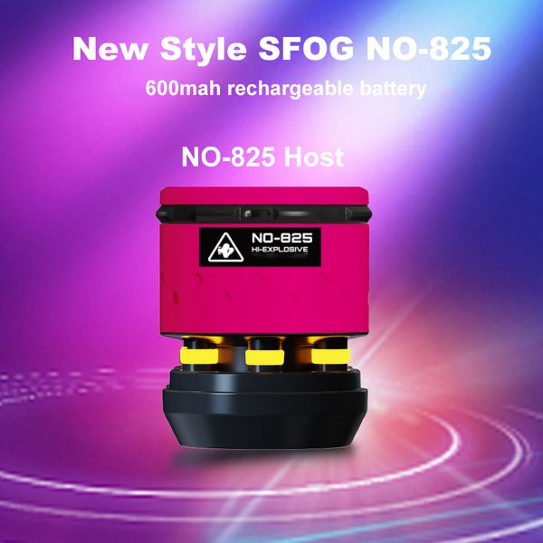 SFOG NO-825 HOST 600MAH INAUPT BATTER BATTERAIN MAGNETIGE MAGNETIGE BESTELLUNG FÜR NO-825 A1 A2 POD mit einstellbarer Spannungsspannung RGB Lights Typ-C-Port 11 Farben