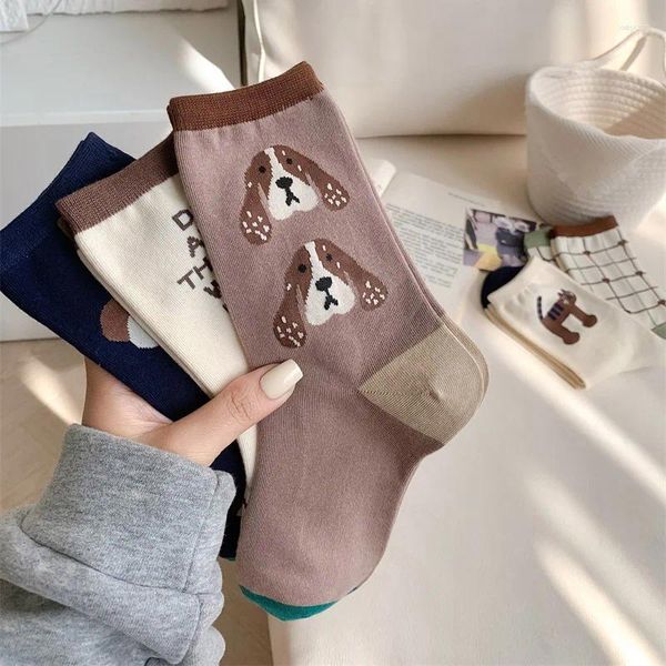 Frauen Socken Niedlich Für Koreanischen Stil Neuheit Casual Mode Mädchen Crew Baumwolle Japanischen Kawaii Cartoon Lustige Weibliche