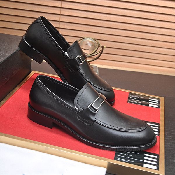 Homens vestido sapatos festa sapato de casamento monólito triângulo logotipo elegante marca italiana couro clássico de alta qualidade casamento escritório sapatos formais