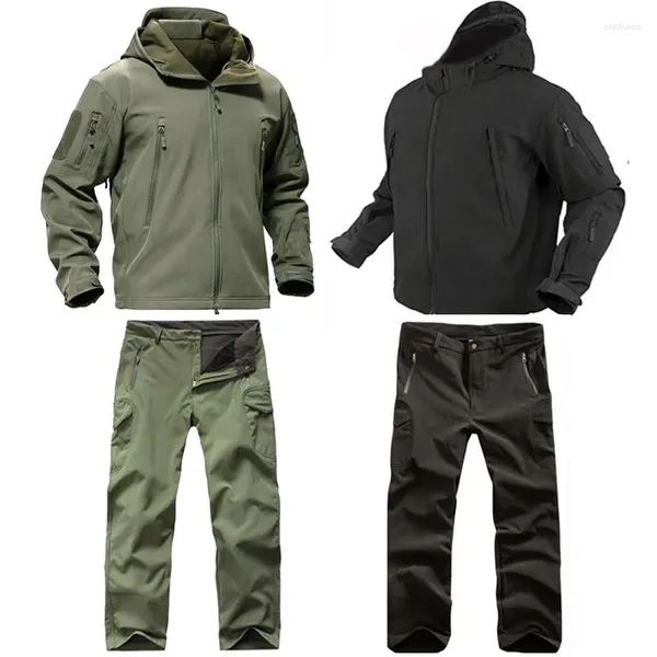 Outdoor-Jacken Taktische Softshell TAD Jacke Militär Uniform Sport Camping Wandern Jagd Kleidung Wasserdicht Winddicht Oder Hosen